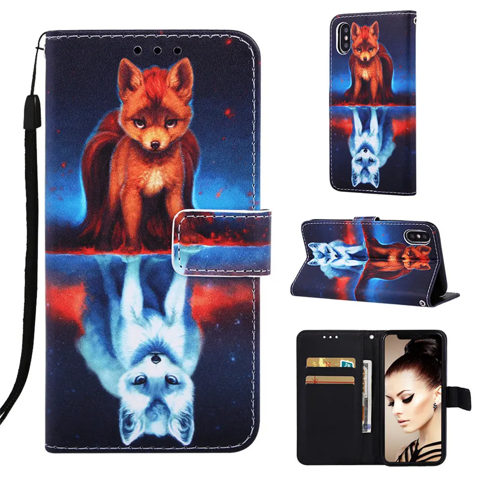 tiger boys girls phone case for wallet iphone 12 2020 11 pro max magnet holster 6 6s 7 8 plus leather flip fundas se 2020 d03d free global shipping
