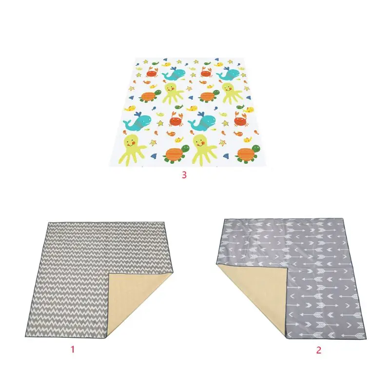 

51” High Chair Splash Mat Non Slip Under Floor Protector Washable Portable Play Mat and Table Cloth Picnic Mat 놀이매트 tapetes хочу