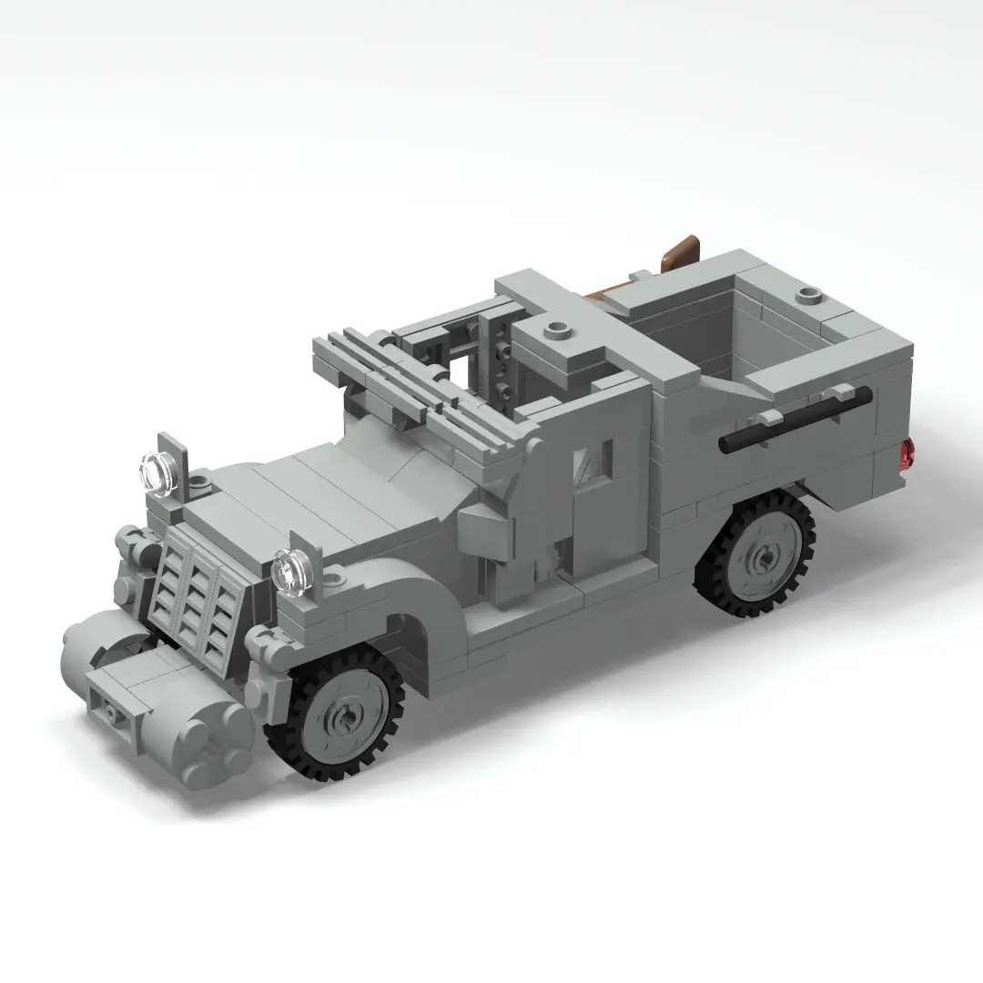 

M3 разведчик машина ww2 Военная серия строительные блоки игрушка для солдат мини образовательная Сборная модель 156 шт.