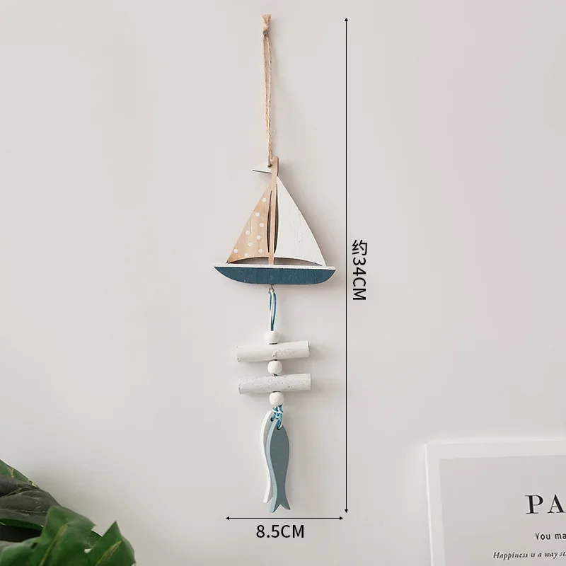 

Деревянные подвесные украшения в средиземноморском стиле