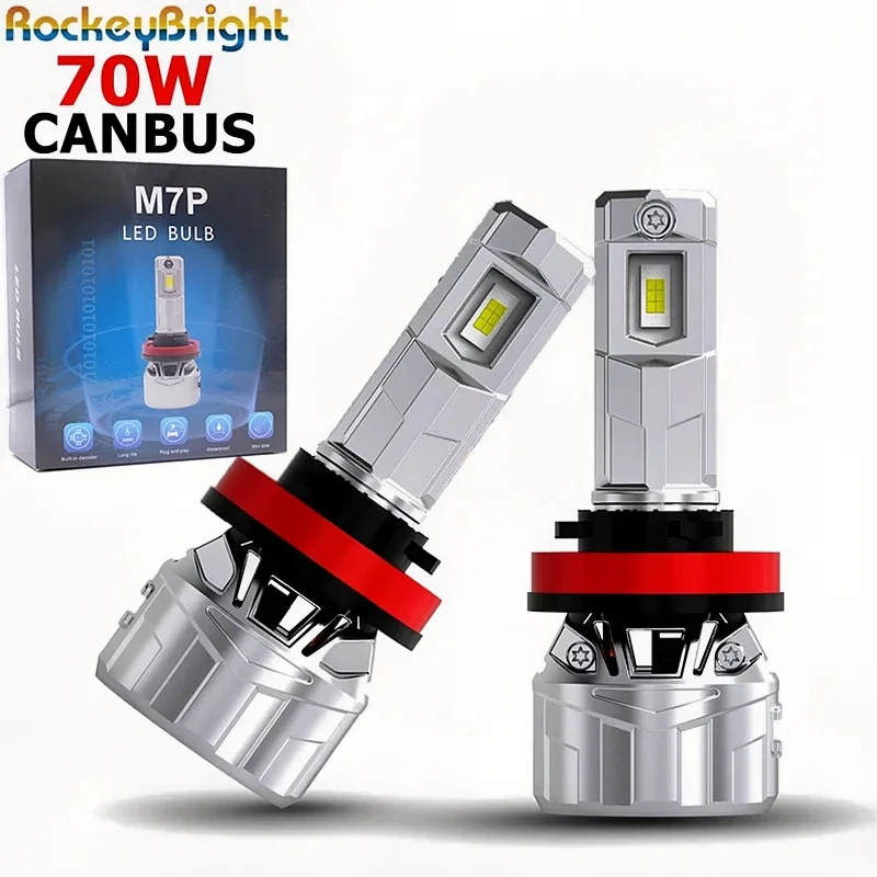 

Сверхяркая LED-фара M7P H7 10000LM 12V-24V Миниатюрная Встроенный Декодер H11 9005 HB3 Автомобильная Лампа