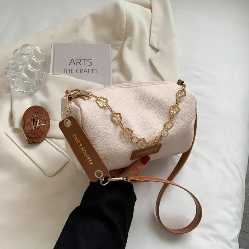 Fashion Flower Chain Shoulder Bag Small Pillow Crossbody Bags For Women Casual Designer Ladies Handbags Female Cross Body