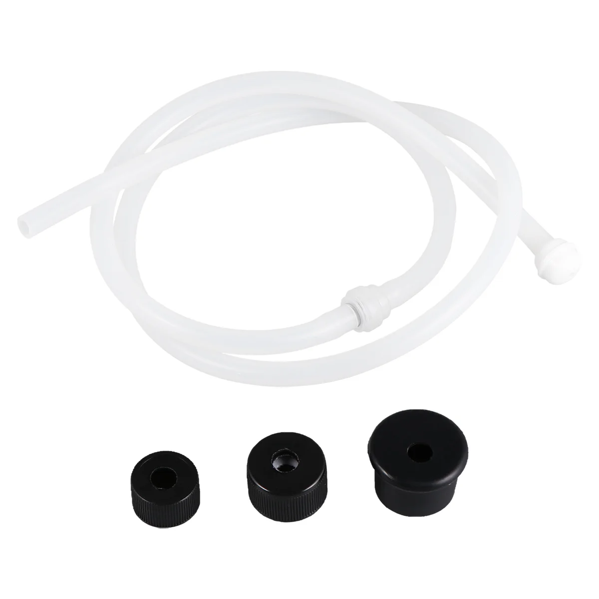 

Sturdy Tool Detergent Dispenser Extension Tube Soap Pipe Pressing Head The White