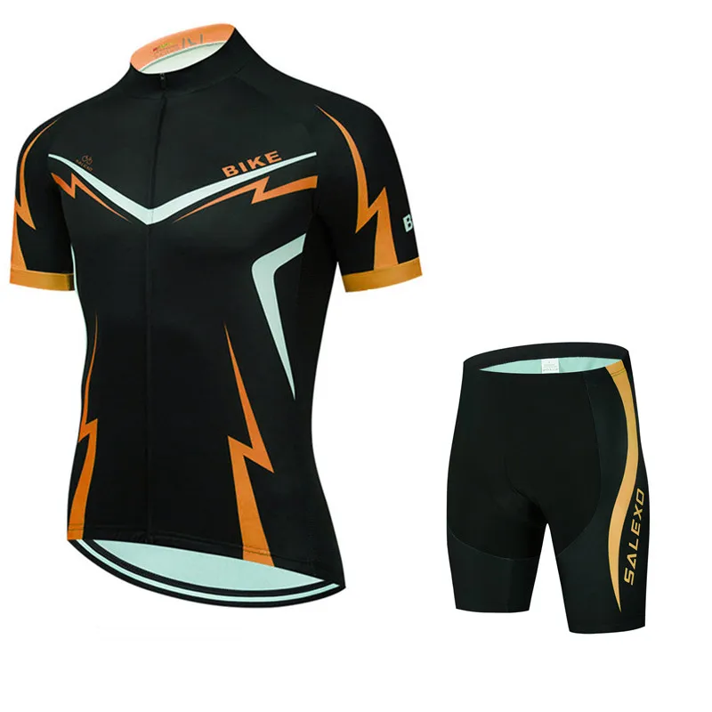 Мужской комплект из джерси и шортов летний Джерси с коротким рукавом одежда для