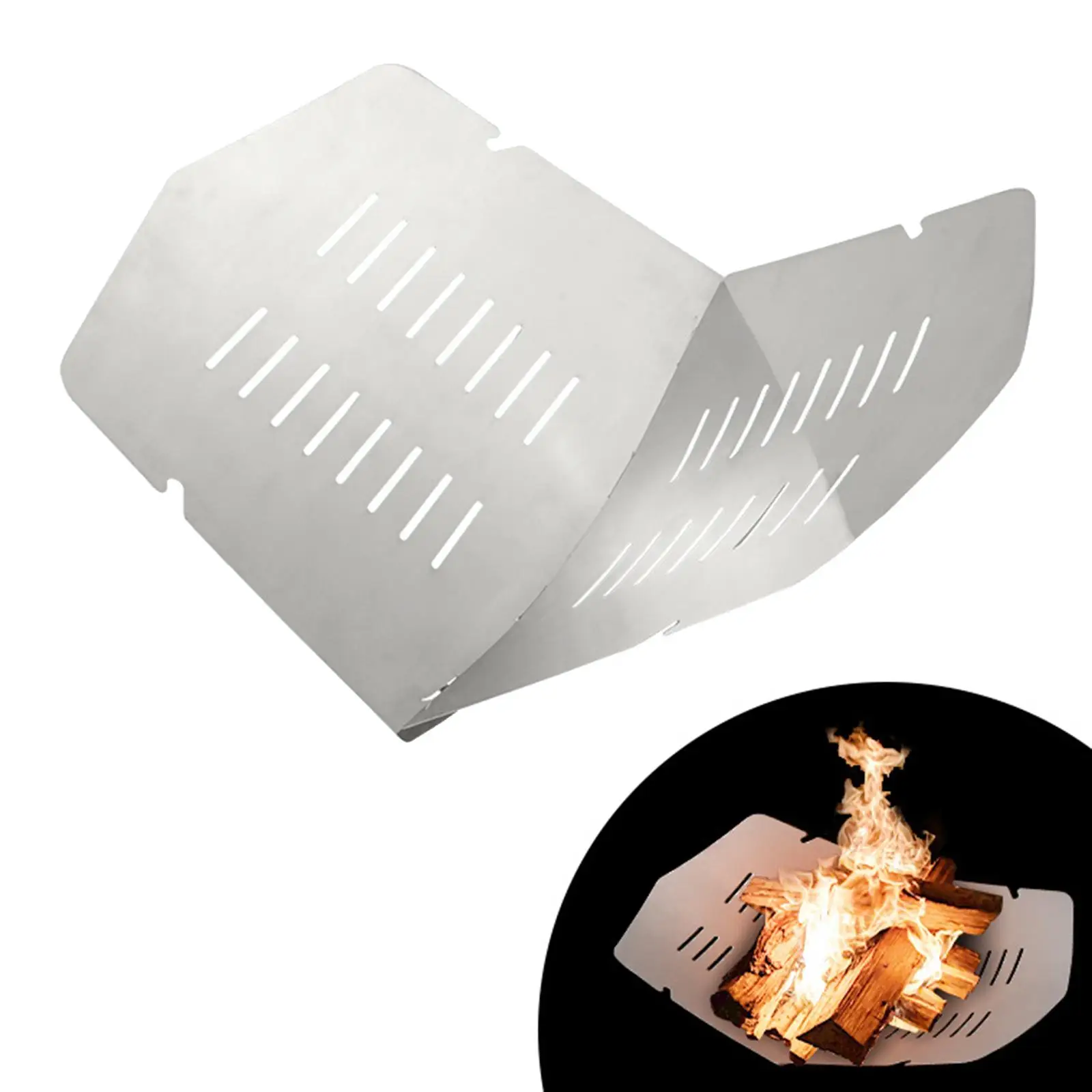

Portable Outdoor Campfire Firepits Stove Rack for Heating BBQ Picnic Camping