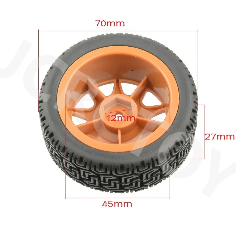Шины с рукояткой RC 70 мм пластиковым колесом губчатые гоночные шины 4 шт. для 1/10 HSP