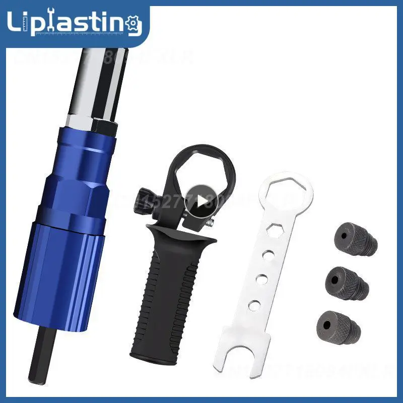 

2.4-4.8mm Rivet Nut Gun Drill Adapter Cordless Riveting Tool Insert Nut Pull Rivet Tool Adaptor Insert Cordless Power Drill Tool