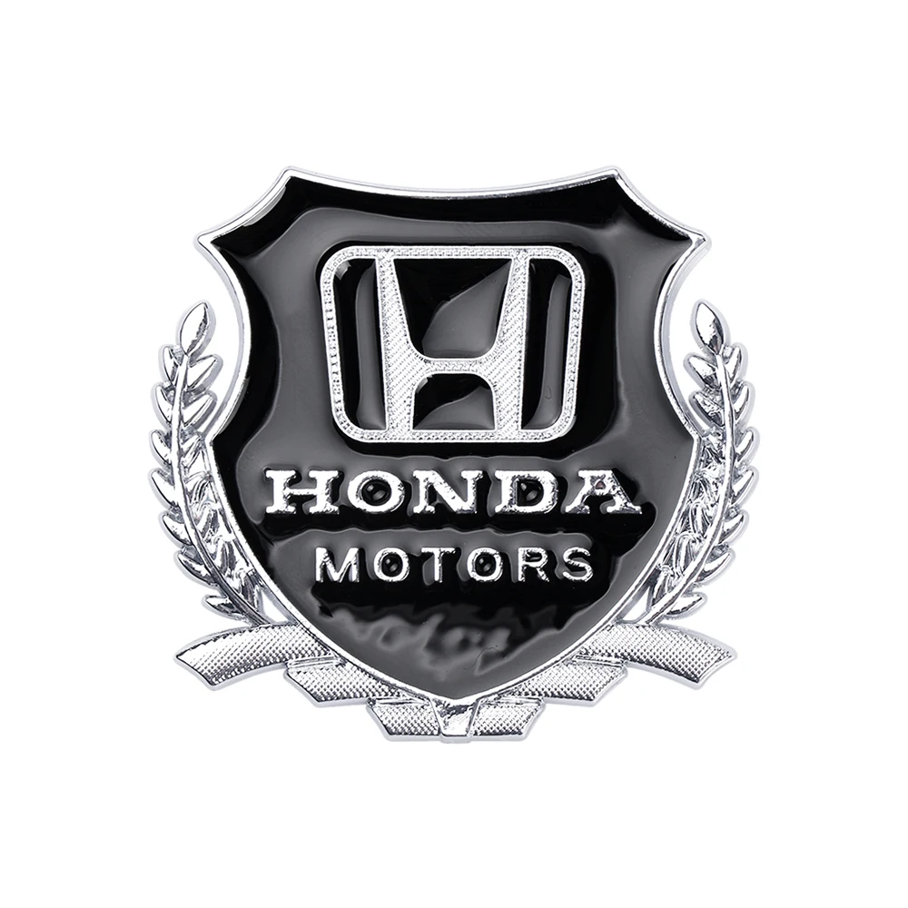 3D Стайлинг кузова автомобиля, боковой багажник, крыло, металлическая наклейка, аксессуар для Honda Civic 10, 11-го поколения, подходит для Accord 7 Hrv Jazz City Mugen