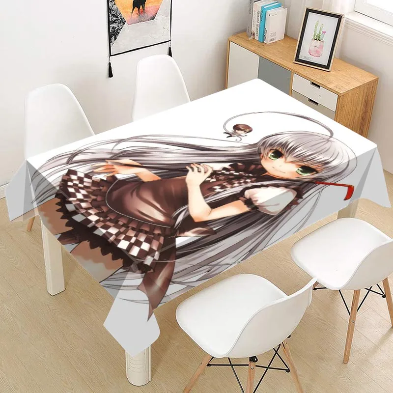 

Haiyore! Nyaruko-san Tablecloth Oxford Fabric Square/Rectangular Dust-proof Table Cover For Party Home Decor TV Covers