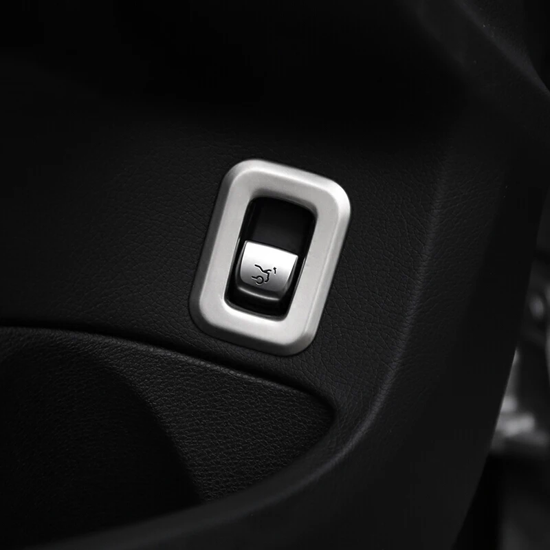 

For Mercedes Benz GLC 2016 2017 2018 Stainless steel Car Trunk Switch Decoration cover trim auto accessories Car styling 1pcs