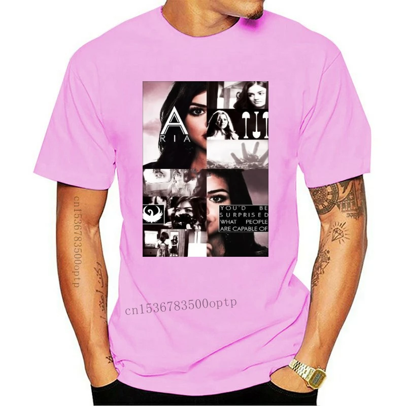 

Camiseta a la moda para hombre y mujer, ropa con pequeñas Liars, a contraste, de verano