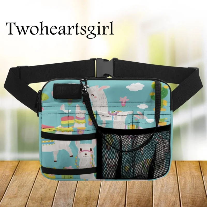

Поясная Сумка twoheart sgirl с принтом альпака, универсальная Повседневная сумка для медсестер, мешок для хранения медицинского персонала, забота о здоровье