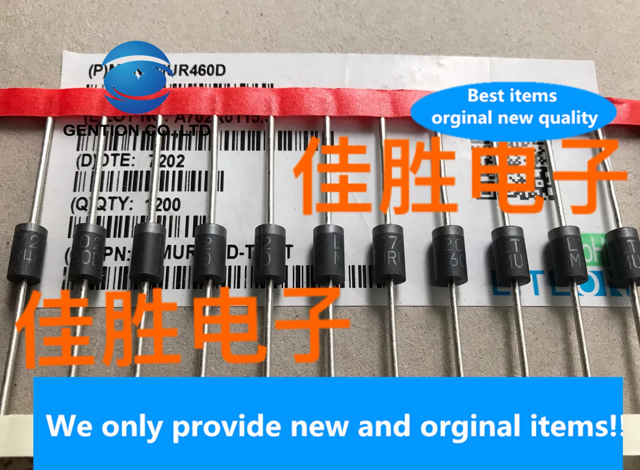 

30 шт. 100% Новый оригинальный 4A600v ультра-Быстрый восстановление диода Шелковый экран MUR460