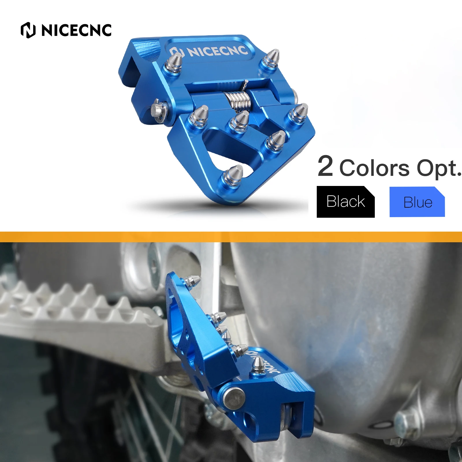 

NiceCNC Folding Rear Brake Pedal Lever Tip For Yamaha YZ125 YZ250 1997-2022 WR250F WR400F WR426F YZ 125X 250F 250X 400F 426F