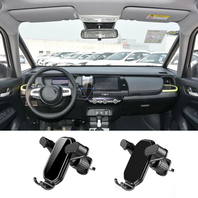 

Universal Gravity Car Cell Phone Holder For Honda HRV Civic Accord Pilot CRV FIT JADE GPS Stand Air Vent Clip Mount Accessories