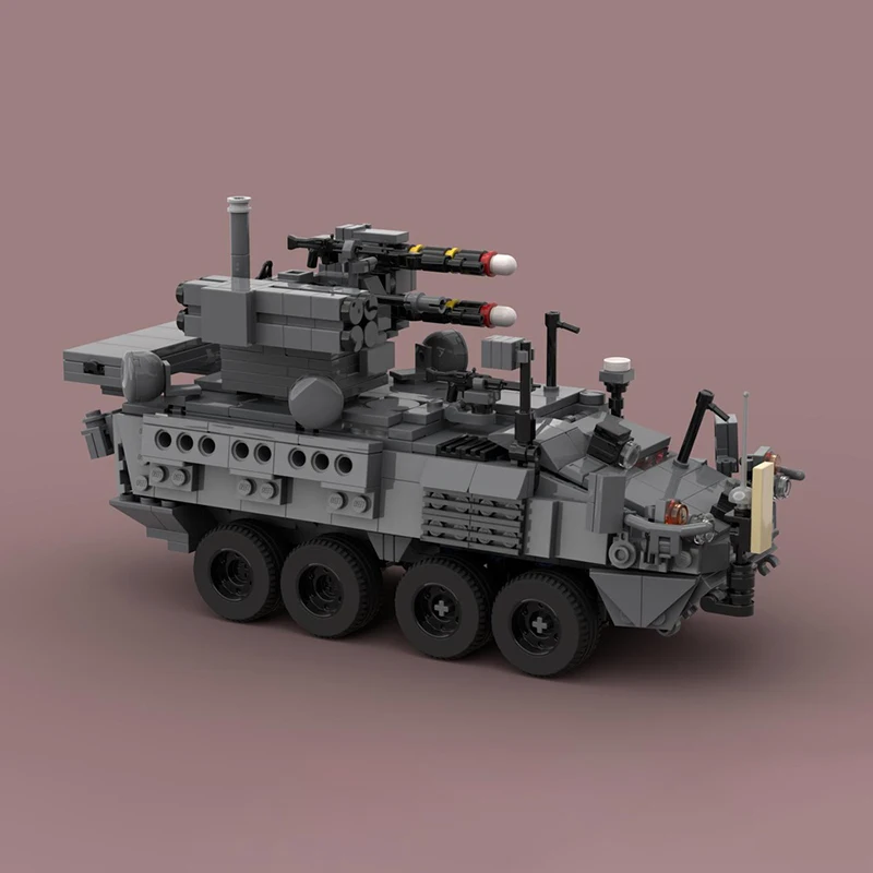 Конструктор MOC армированный автомобиль серия КАМАЗ тайфун защита от шахт