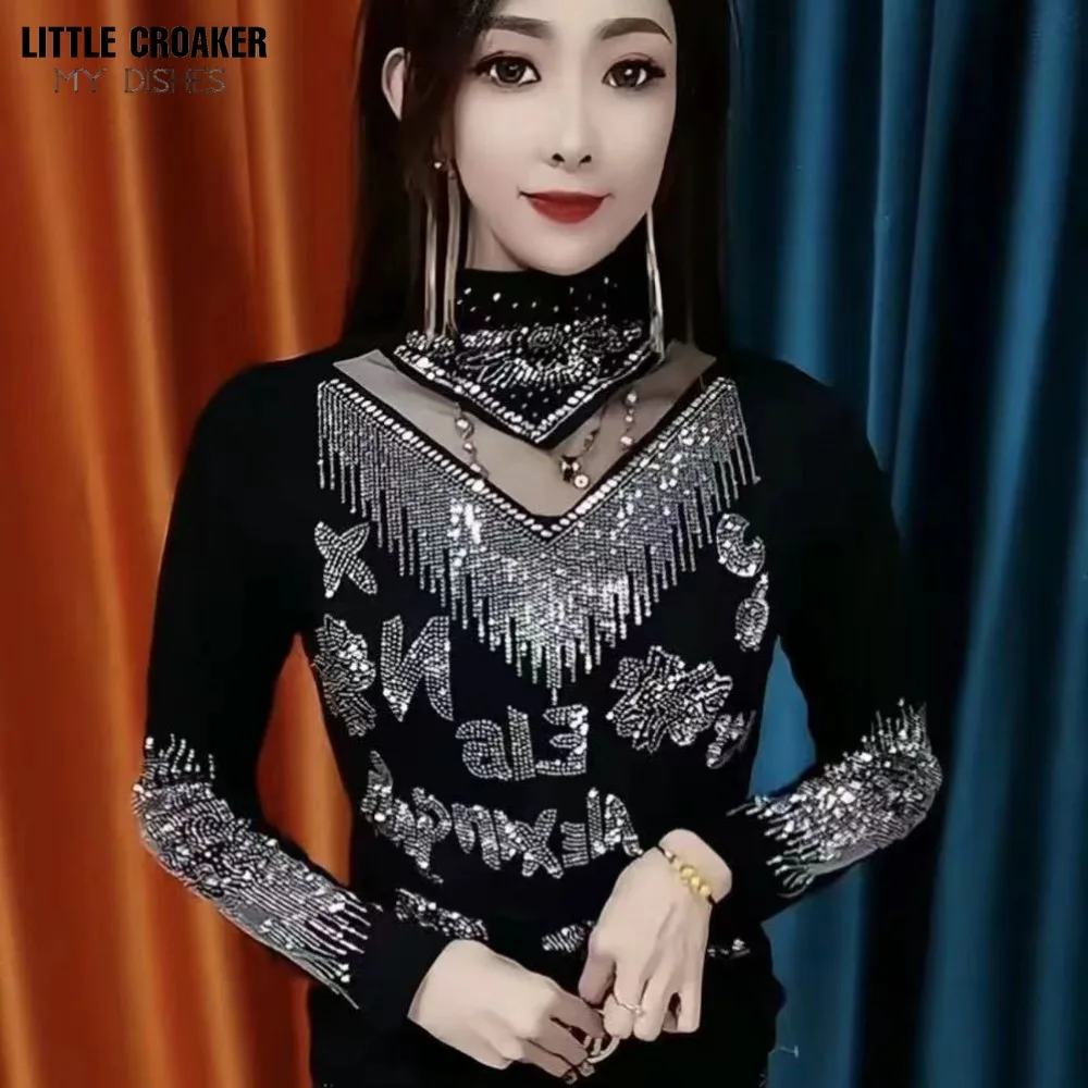 Женская одежда 2024 Новые поступления кокетка графическая Футболка с вырезами и