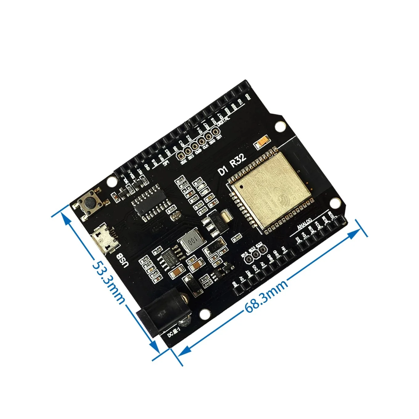 

For Wemos D1 Mini For Arduino For UNO R3 D1 R32 ESP32 WIFI Wireless For Bluetooth Development Board CH340 4M Memory One