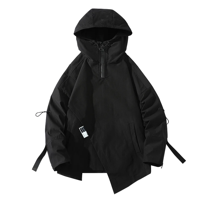 Winter New Men Parkas Warm Casual Puffer Jackets Men's Streetwear Down Parka Coats Solid Cotton Padded Outerwear Windbreaker