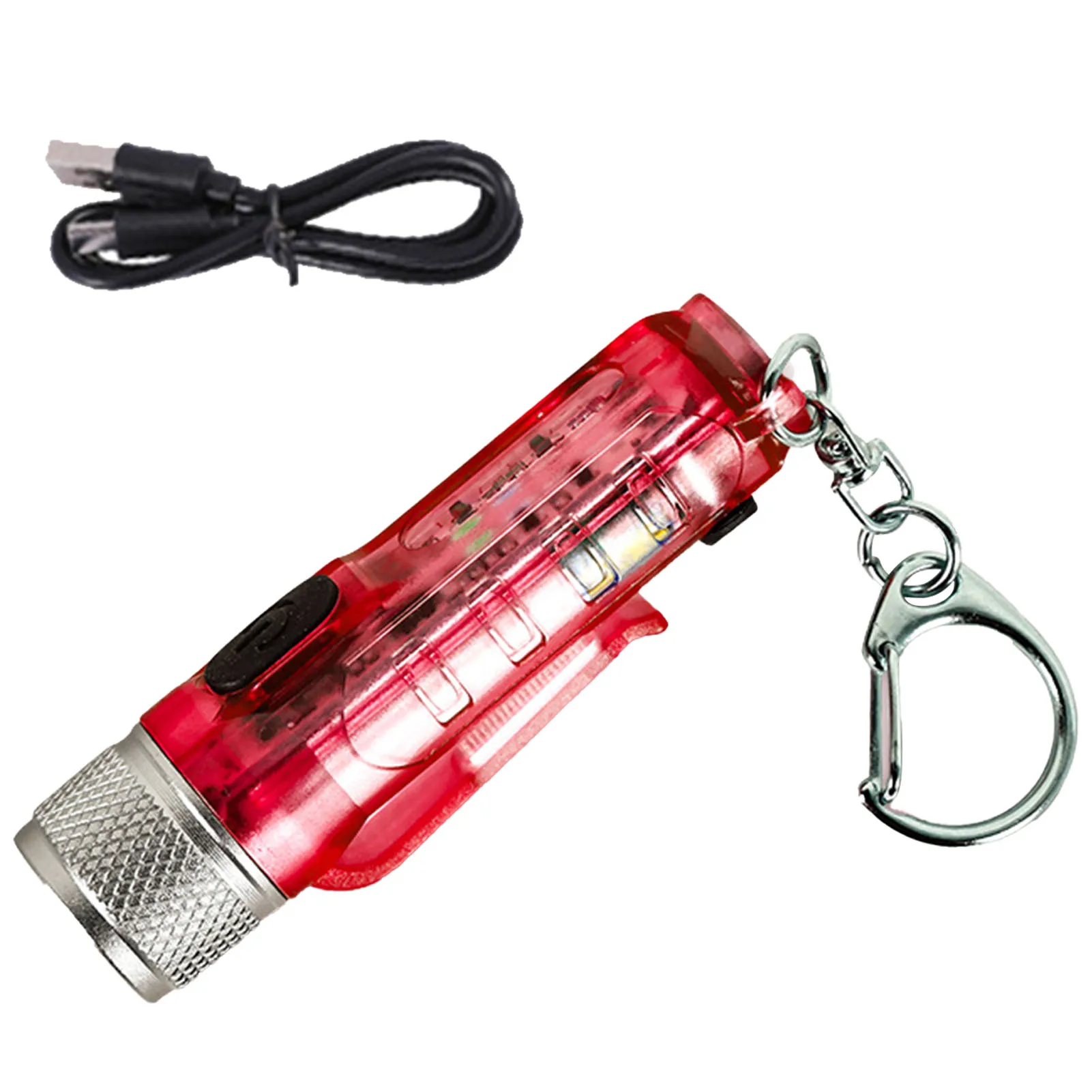 

Keychain Flashlight Tiny Flashlights Bright Long Lifetime Waterproof Key Ring Light For Dog Walking Sleeping Reading Nice Gift