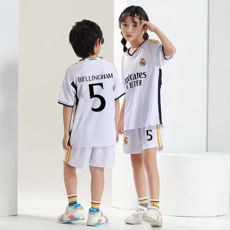

Clothing For Girls Boy Kids Run Children's Jersey T-Shirts Sets Groups Sportswear Tracksuit Uniform Summer Sportsuits Child Suit