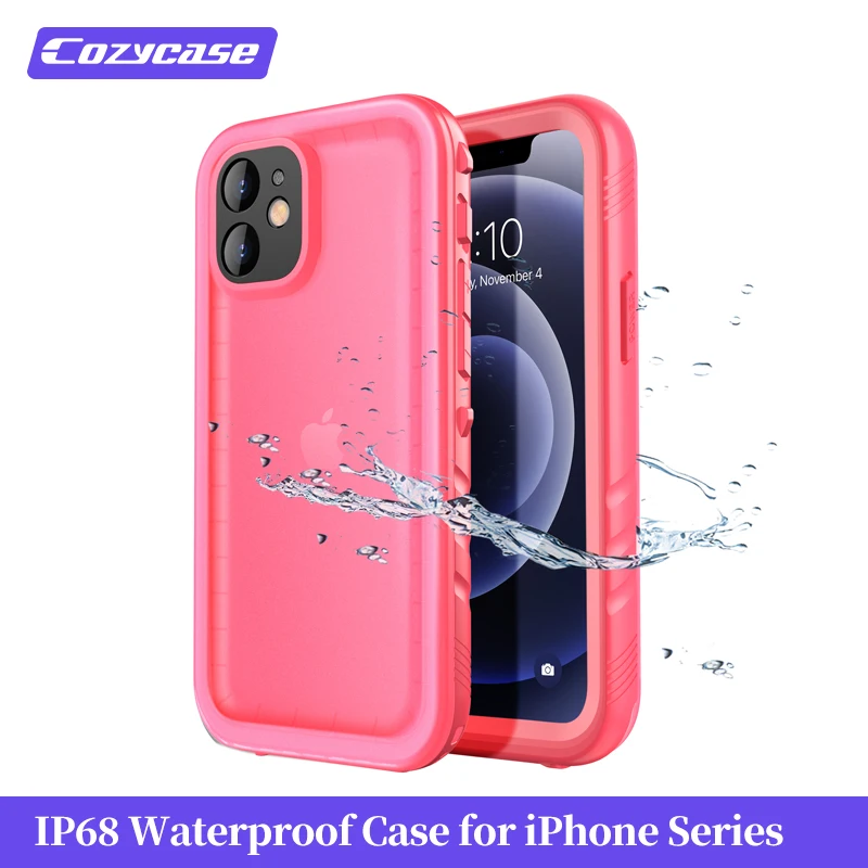 Чехол Cozycase IP68 ДЛЯ iPhone 13 12 11 Pro Max XS полностью герметичный водонепроницаемый чехол