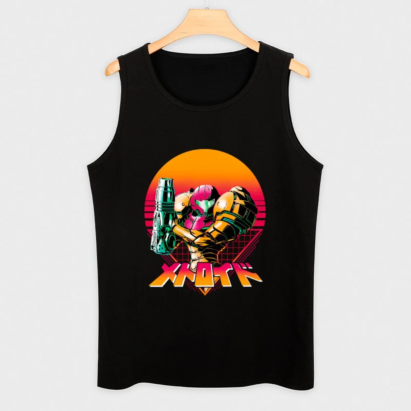 Подарок на день рождения Винтажная Майка Metroid Dread Samus майка для мужчин топ фитнеса