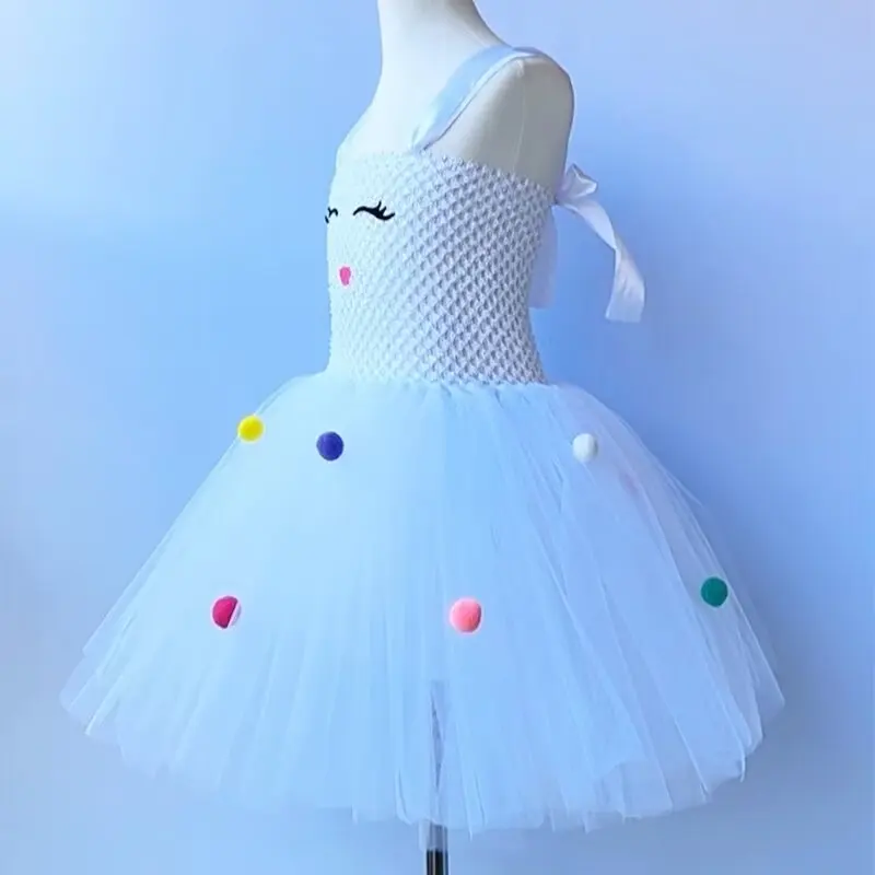 Платье-пачка с пасхальным кроликом для маленьких девочек костюмы косплея