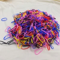 1000pcspack cute girls colorful small disposable hair bands scrunchie elastic rubber band ponytail holder fashion hair accessor