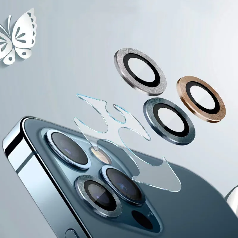 

3PCS Camera Lens base Protectors Cover For Iphone14 12 13 Pro Max Case Tempered Glass For I phone 11113 Pro Mini Coque Funda