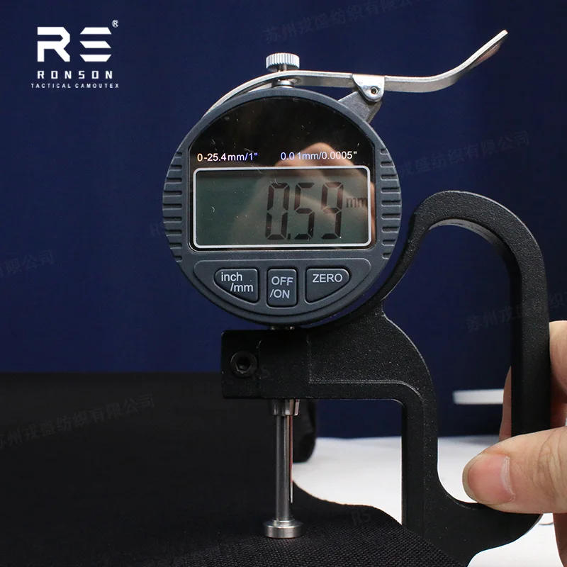 Фото Ткань Ronson Black 1000D N6.6 из нейлона Cordura Mil-spec с ПУ-покрытием Near-Infrared NIR WR для тактического снаряжения и спортивной одежды для активного отдыха №3