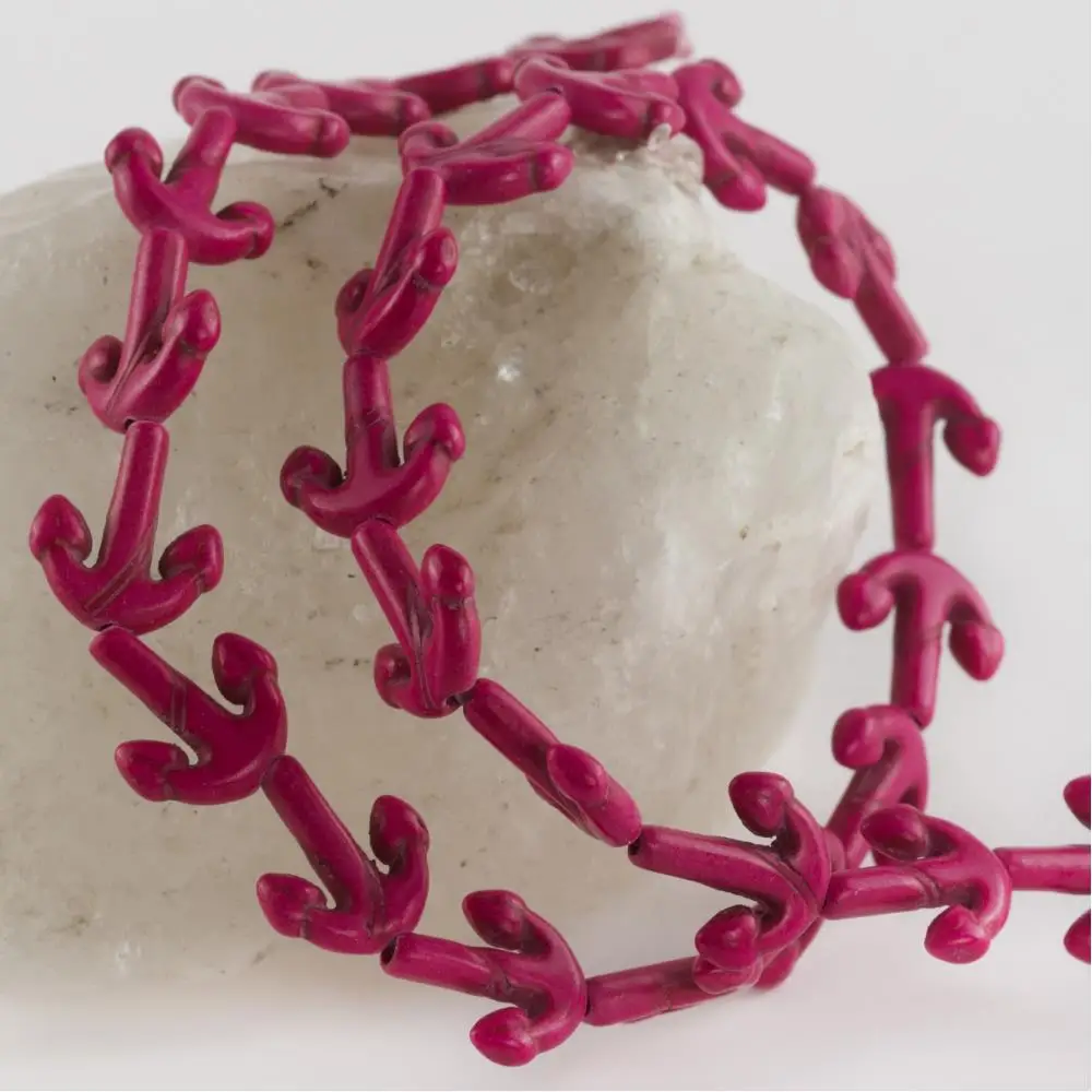 

1,3 см якорь бирюзовый камень