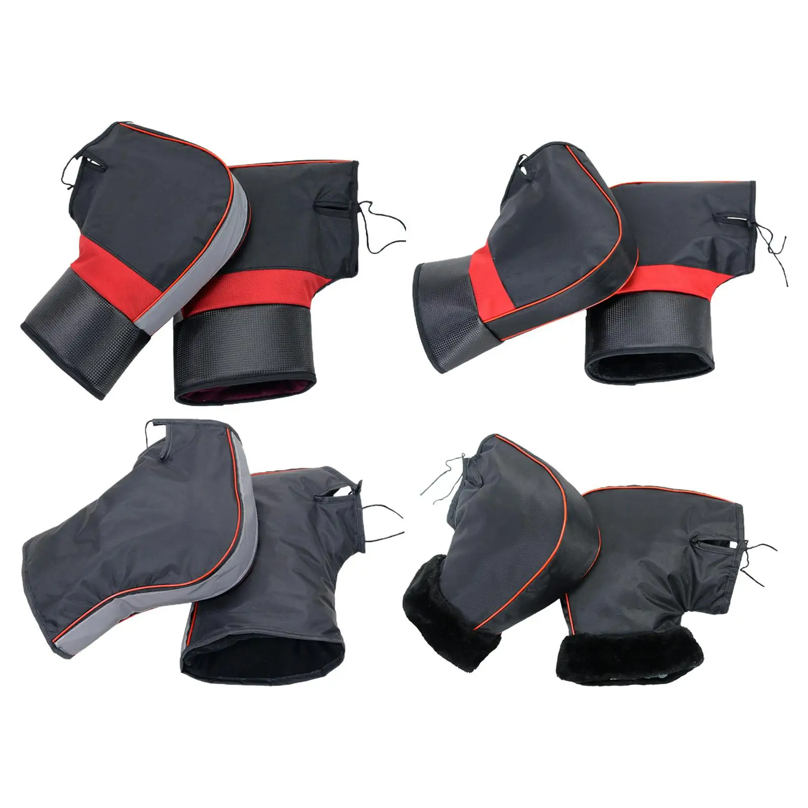 

Motorcycle Handlebar Muffs, Keep Hands Warm Hands Protector Mittens Covers for Snowmobile