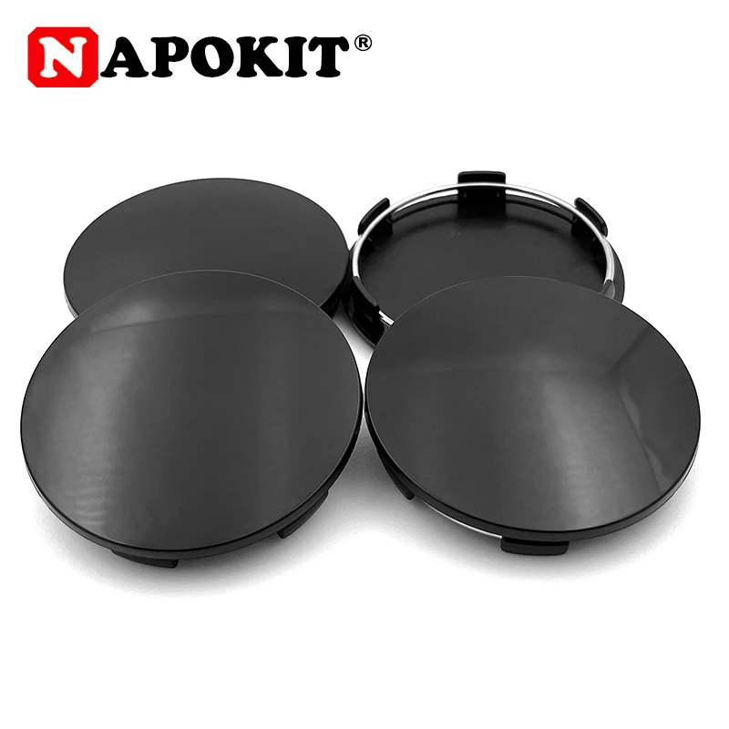 4 шт./лот, пустой черный АБС-пластик без логотипа, 65 мм, внешний 60 мм, внутренний автомобильный спортивный обод, центральная крышка колеса, крышка ступицы обода