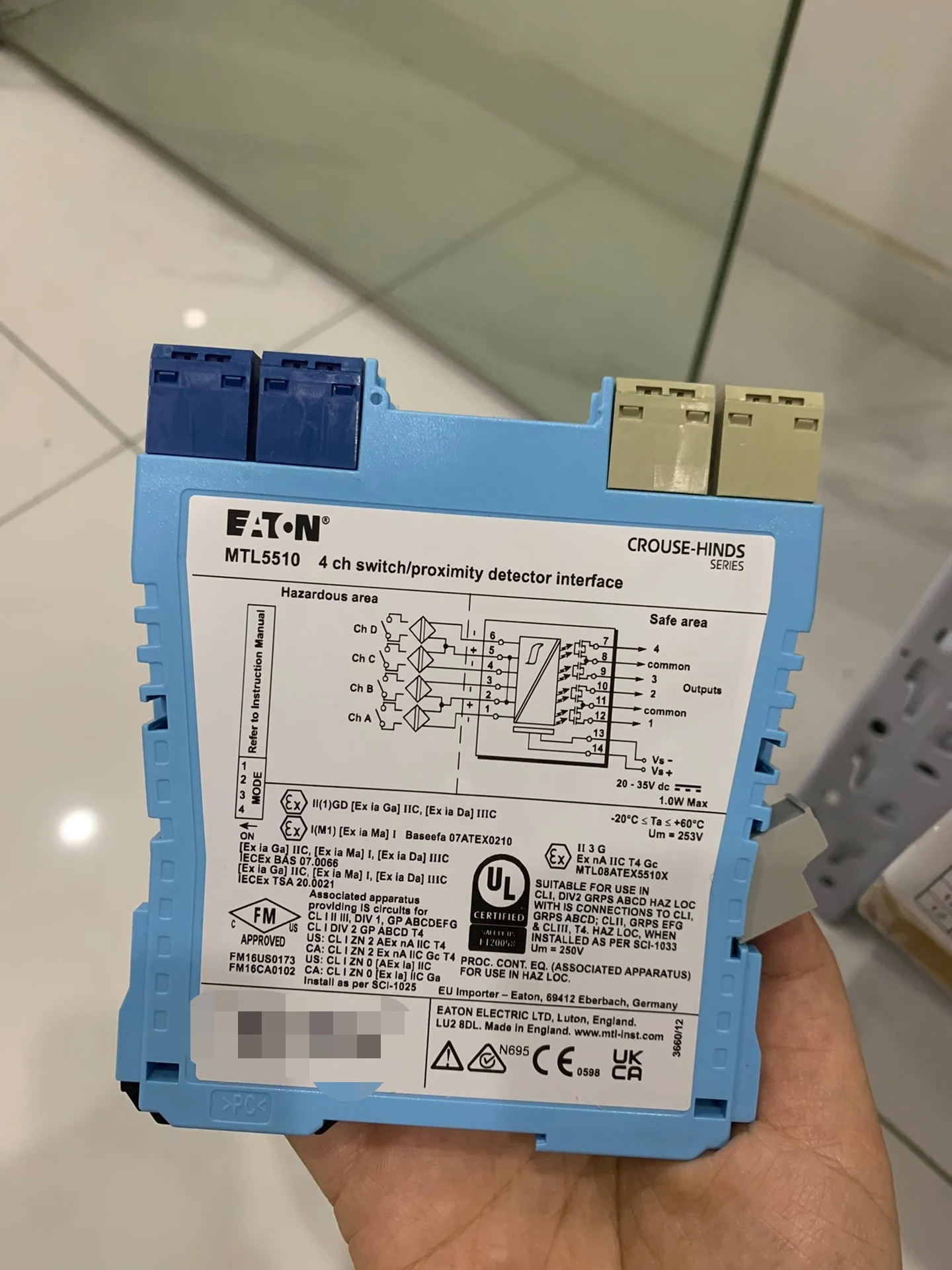 Фото Барьер безопасности Eaton MTL5510 №1