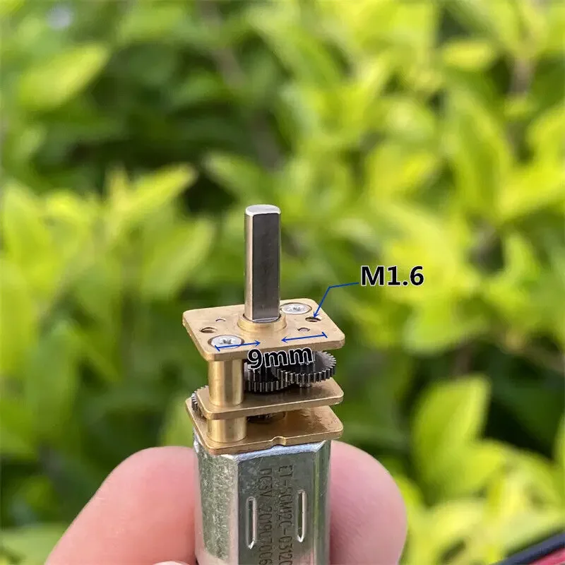 Полностью металлический мотор-редуктор Micro N20 двигатель постоянного тока 1 5 В 3 7 220