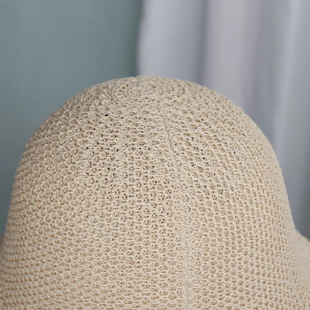 Панама женская Соломенная складная солнцезащитный козырек от УФ излучения