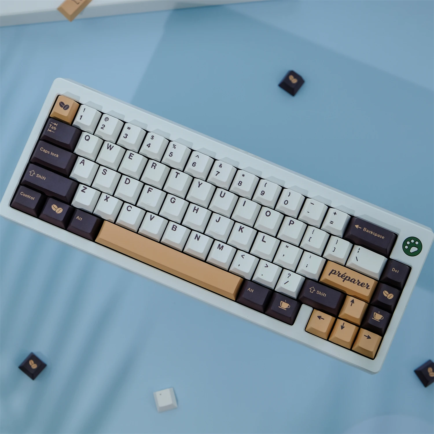 

129 Keys GMK Coffee Keycaps PBT Dye Sublimation Keycap Cherry Profile For Gateron Cherry MX Switch Mechanical Keyboard