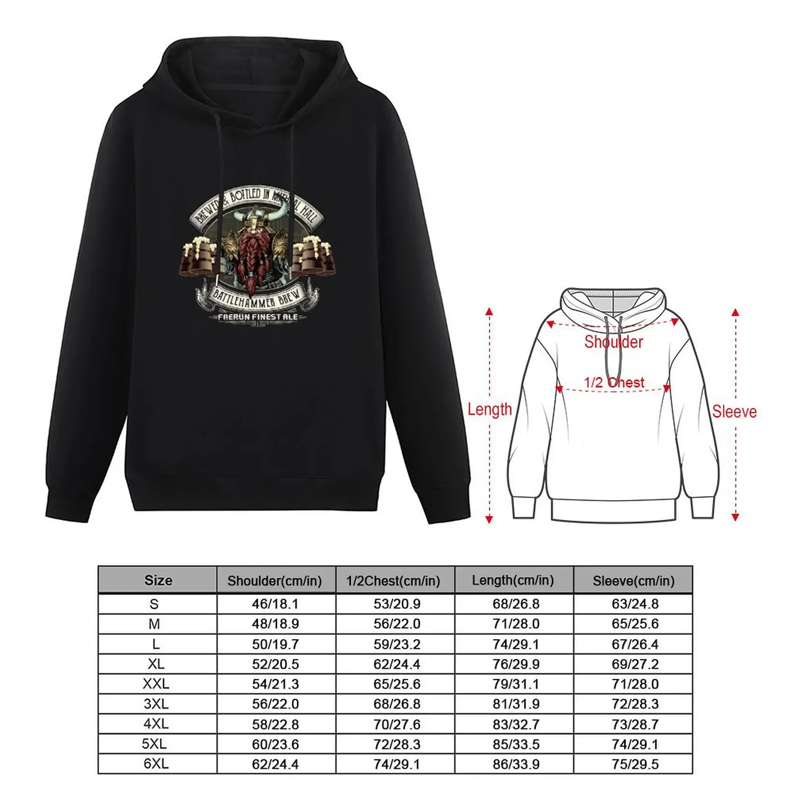 Mithral Hall Battlehammer Brew Bruenor Faerun Dwarf Fourthpeak Frost Hills пуловер с капюшоном одежда в корейском стиле мужские толстовки (art.: 3920ca4b86ece) - 3920ca4b86ece