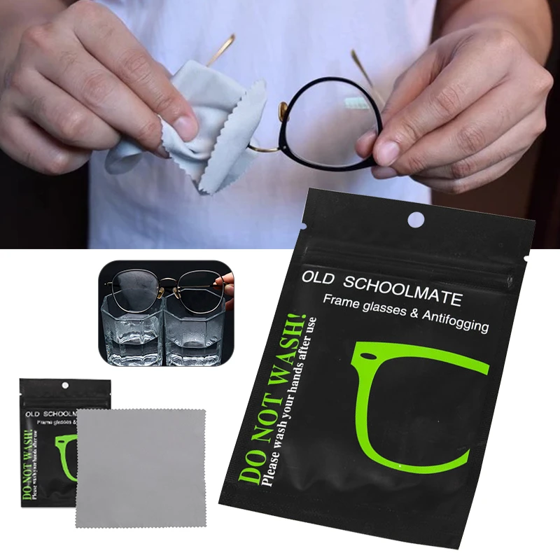 

10/20 Pack Anti-Fog Cloth Nano Glasses Wipes Glasses Pre-moistened Anti-Fog Lens Cloth Reusable Clean Prevent Glasses Cloudy