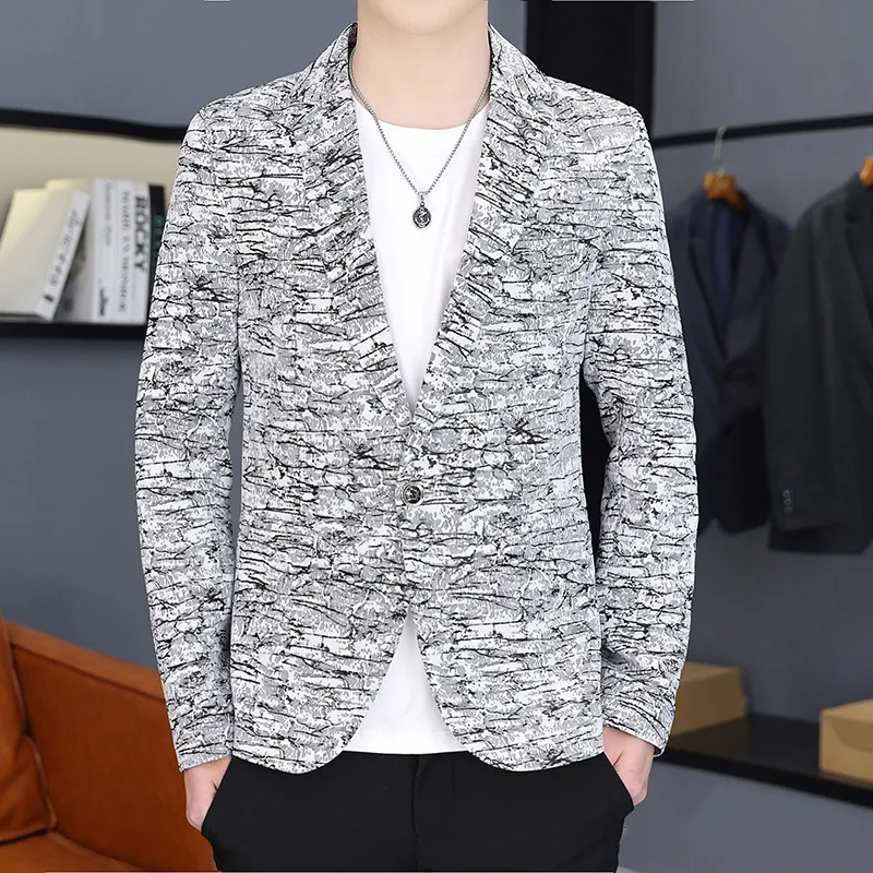 

COO 2022 мужской новый весенний блейзер с принтом молодежная мода