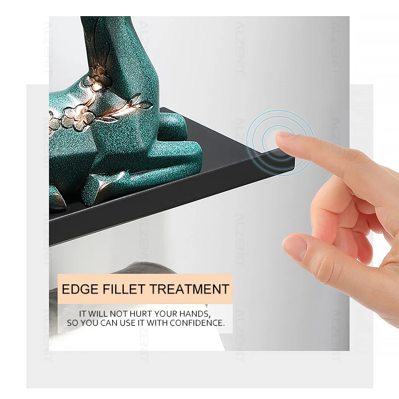 Держатель для туалетной бумаги настенное крепление поднос телефона матовый