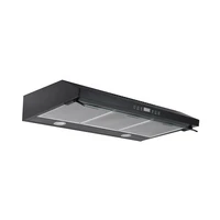 black under cabinet auto clean 30 inch 60cm kitchen stainless steel touch sliding range hood