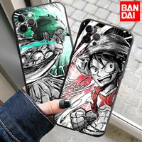 one piece phone cases for iphone 12 11 pro max 13 mini 7 8 plus x xs xr xs max 6 6s se 2020 japan anime soft silicon black cover