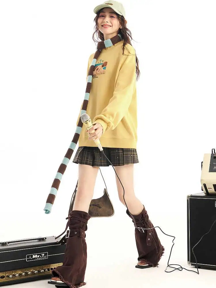 REDDACHiC сетка коричневые джинсовые гетры Женские однотонные самозавязывающиеся