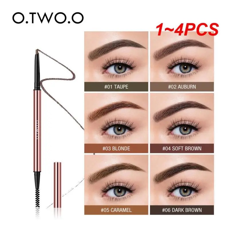 

1~4PCS Waterproof Ultra Fine Defined Eyebrows Smudge-proof Brow Definer Eyebrow Pencil Long Lasting Formula Eyebrows