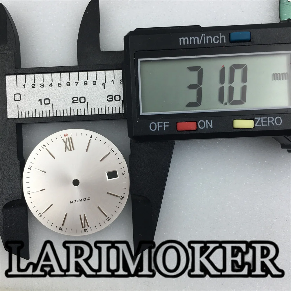 Часы LARIMOKER 31 мм подходит для NH35 NH36 цвет синий/черный/зеленый/серый/белый