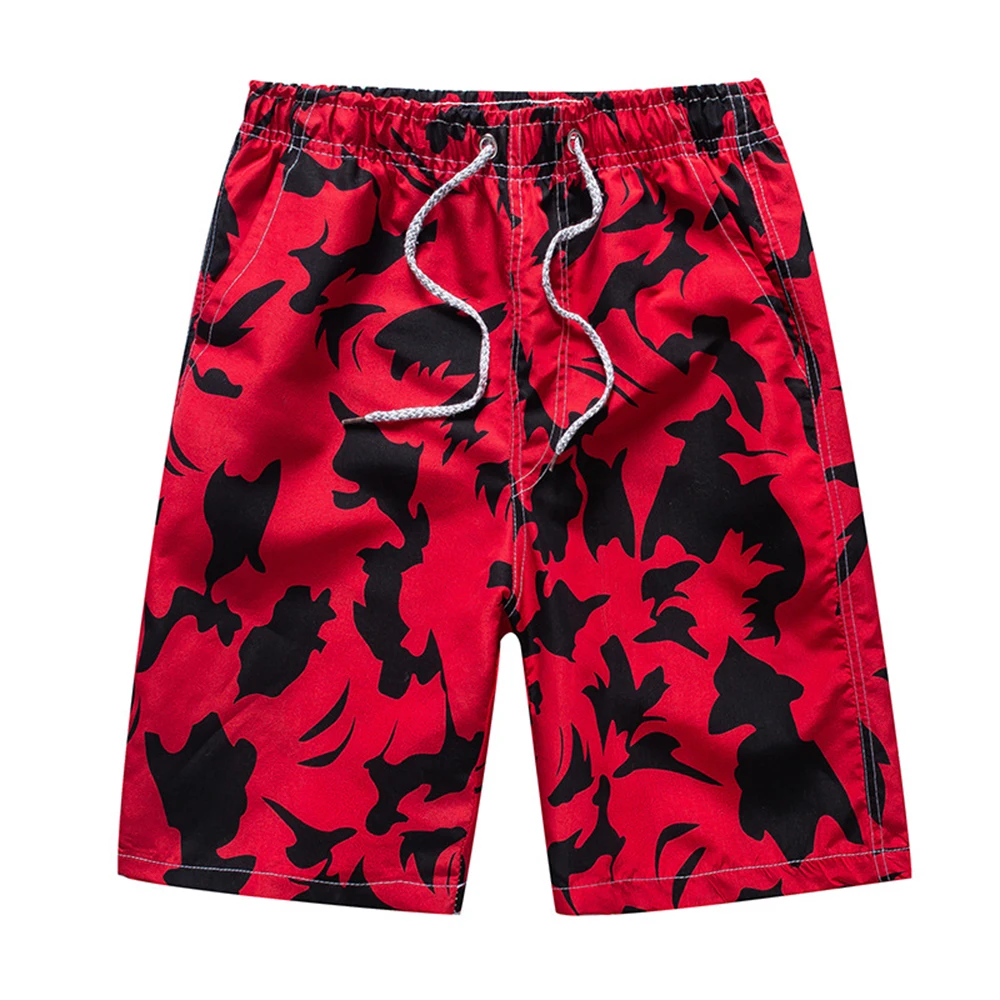 

Mens Beach Shorts Surf Board Pants Drawstring Sports Trunks Quick Dry Summer Swimwear Sexy Men Swim Trunks A50