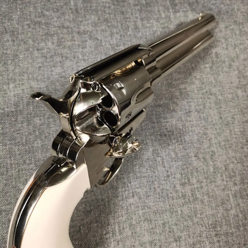 Csnoobs Colt 1873 односторонний армейский револьвер Металлический Игрушечный Пистолет Мягкая Пуля бластер ракушка выдвижной пистолет для страйкбола пистолет для взрослых мальчиков