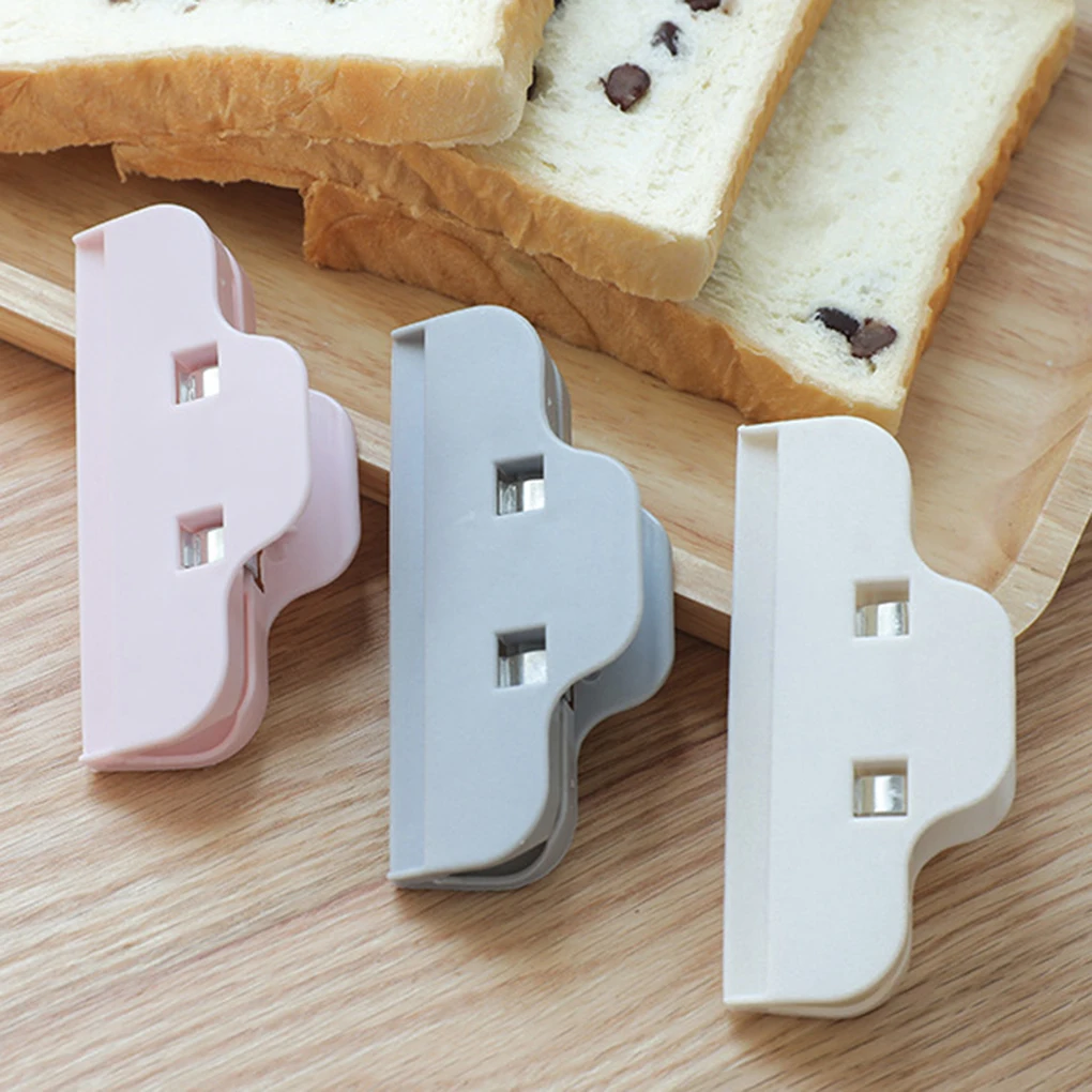 

10 PCS/Lot Househould Food Snack Storage Seal Sealing Bag Clips Sealer Clamp Food Bag Clips Kitchen Tool Home Food Close Clip